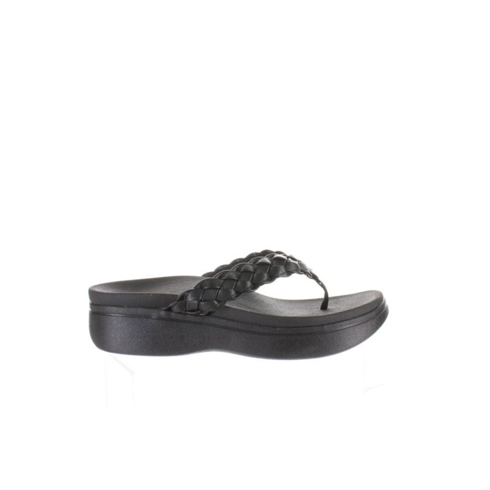 Excellent condition Vionic Womens Kenji Black Flip Flops Size 7.5 Medium (B, M)